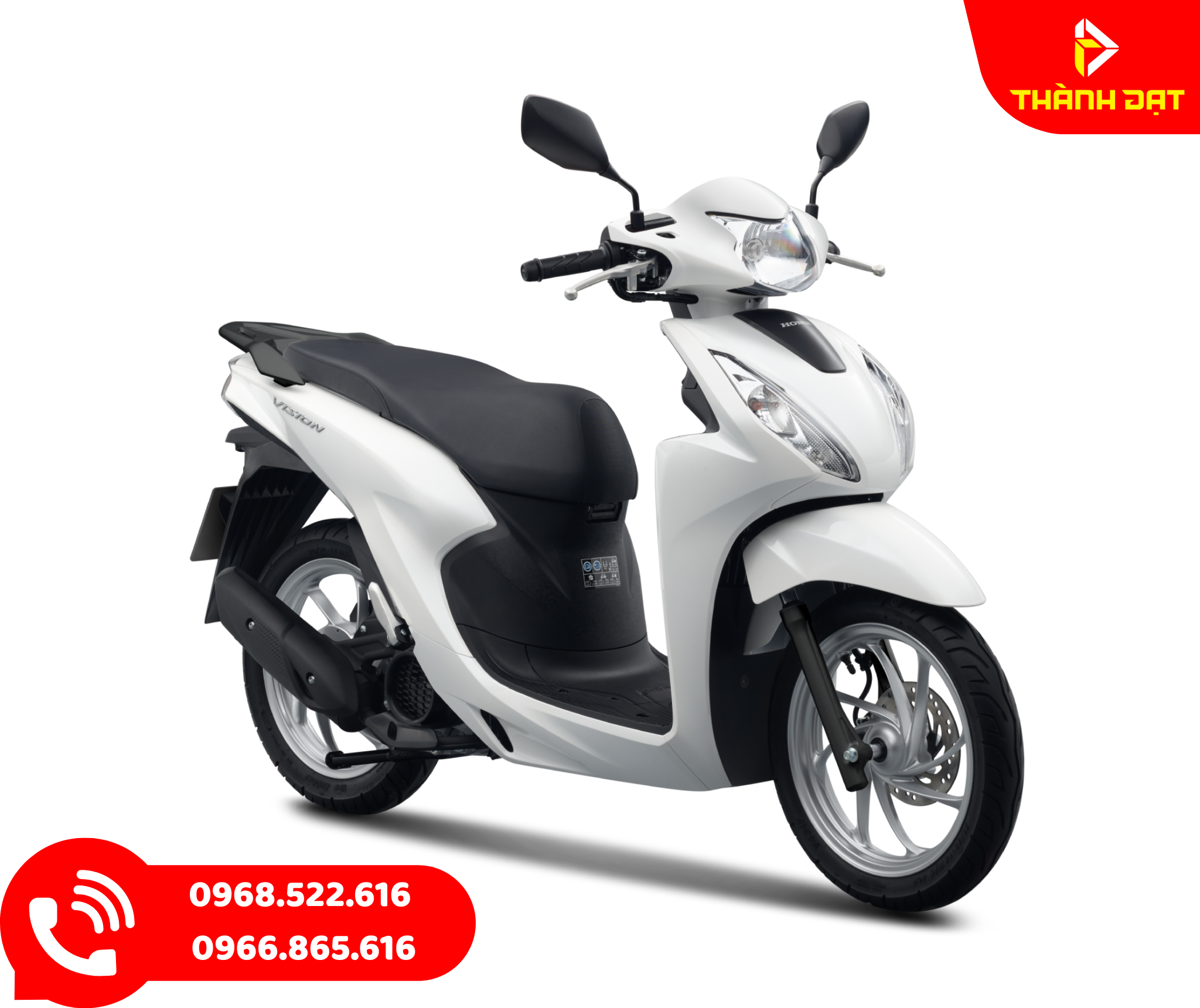 TVS Dazz 110 trắng hồng